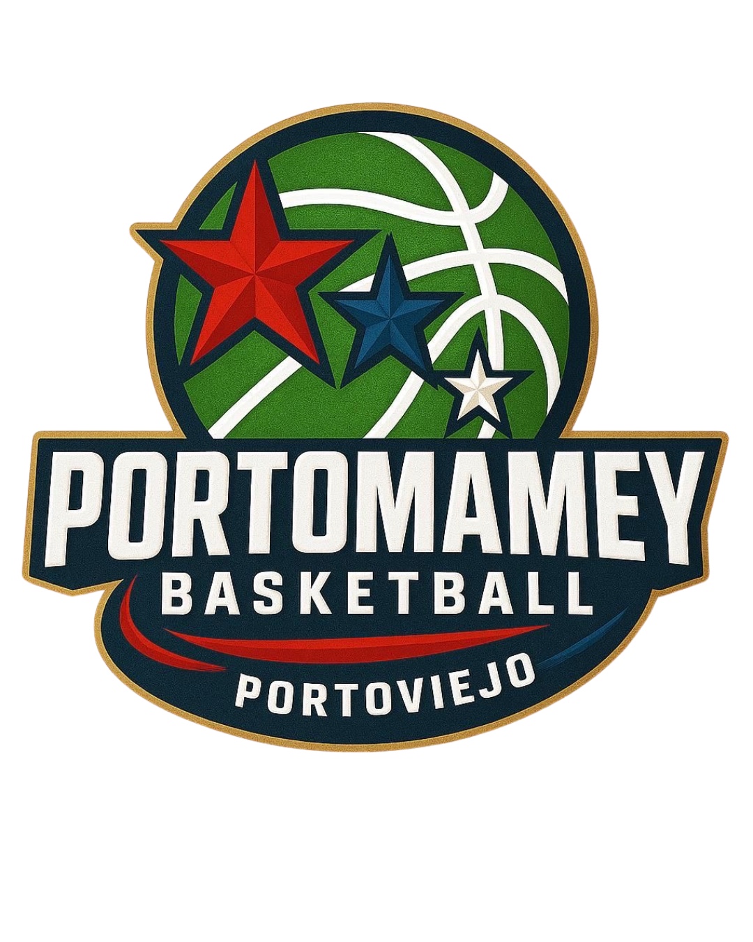 Logo oficial de Portomamey Basketball Portoviejo